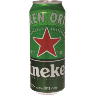 בירה היינקן פחית 500 מ''ל
