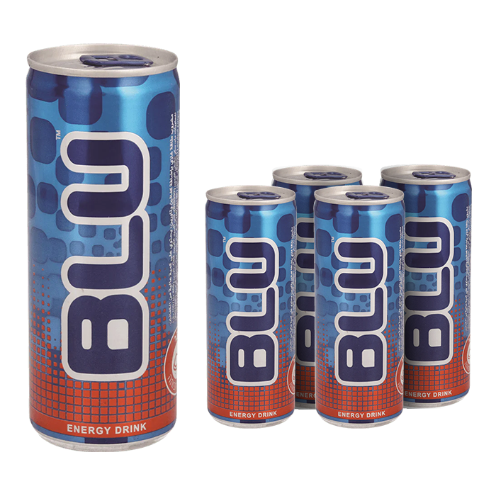 רביעיית משקאות אנרגיה BLU