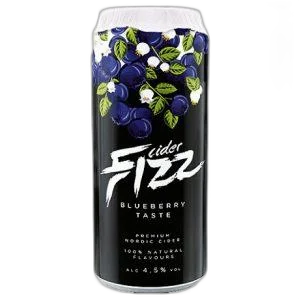 פיזז סיידר בטעם אוכמניות פחית Fizz Cider Blackberry Can